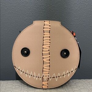 Tan Round Crossbody Trick r treat Sam